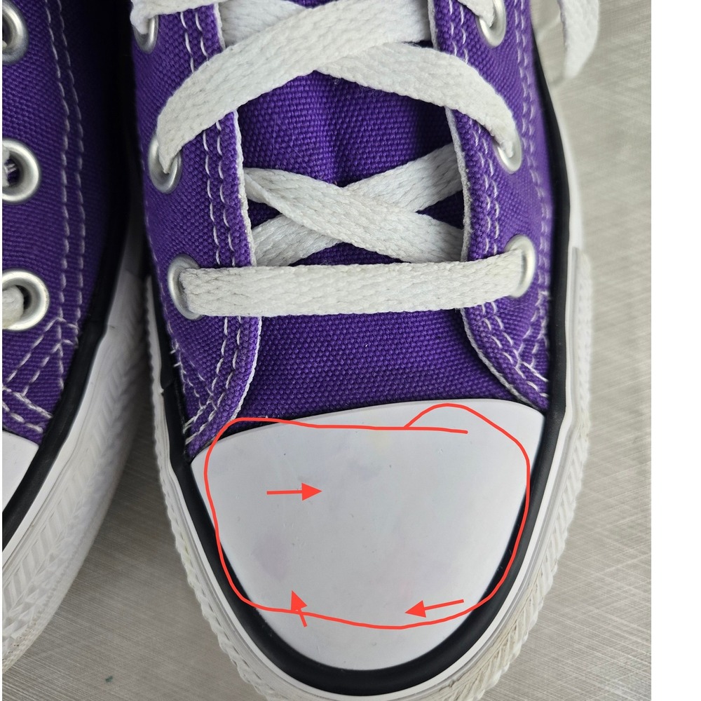 Converse Chuck Taylor All Star Purple High Top Sneakers Womens 7 Mens 5 - Picture 4 of 12